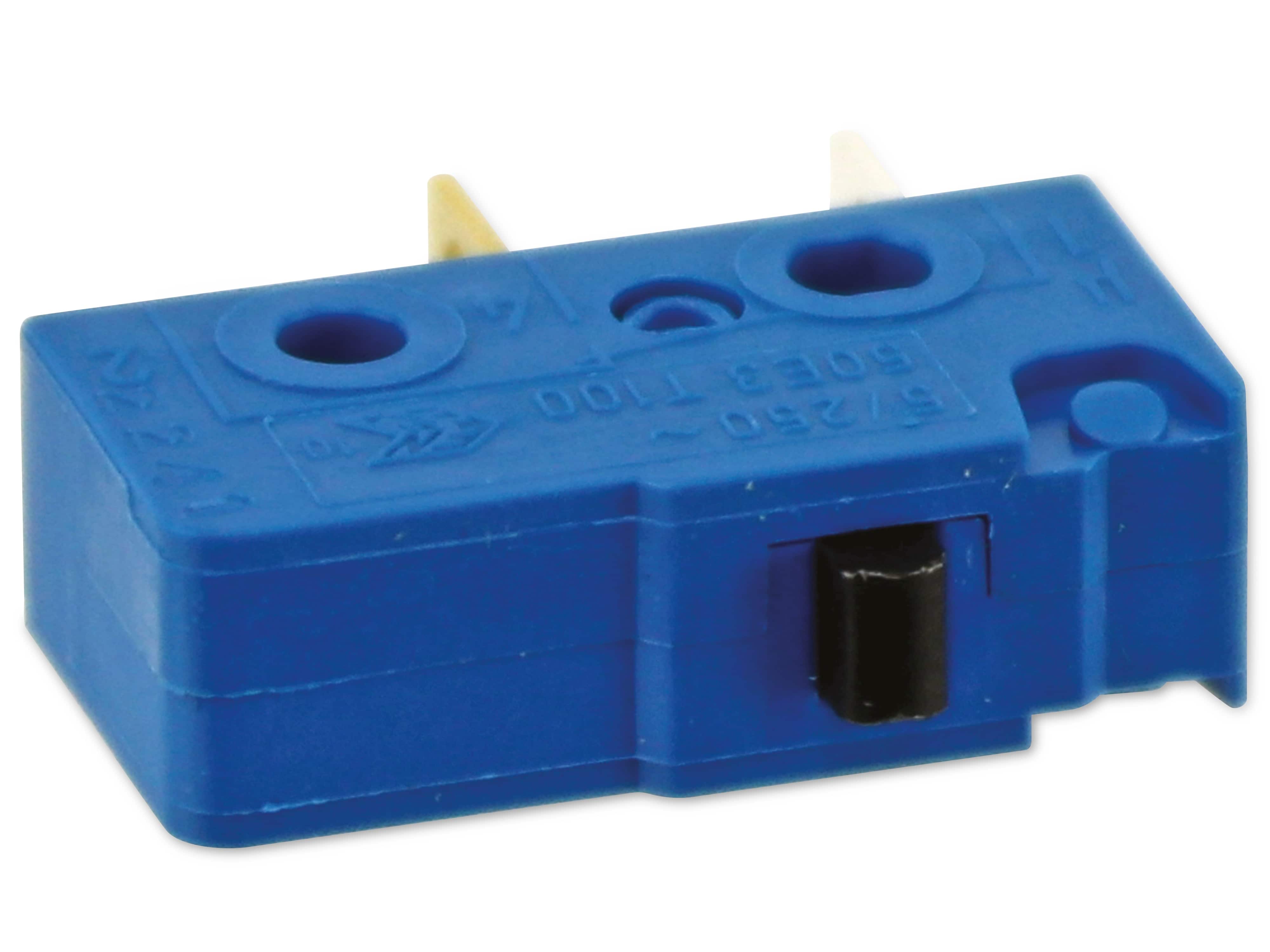 MARQUARDT Schnappschalter, 01050.1122, tastend, 1 x Aus/(Ein), 250 V/AC, 5 A, Flachstecker 2,8 mm