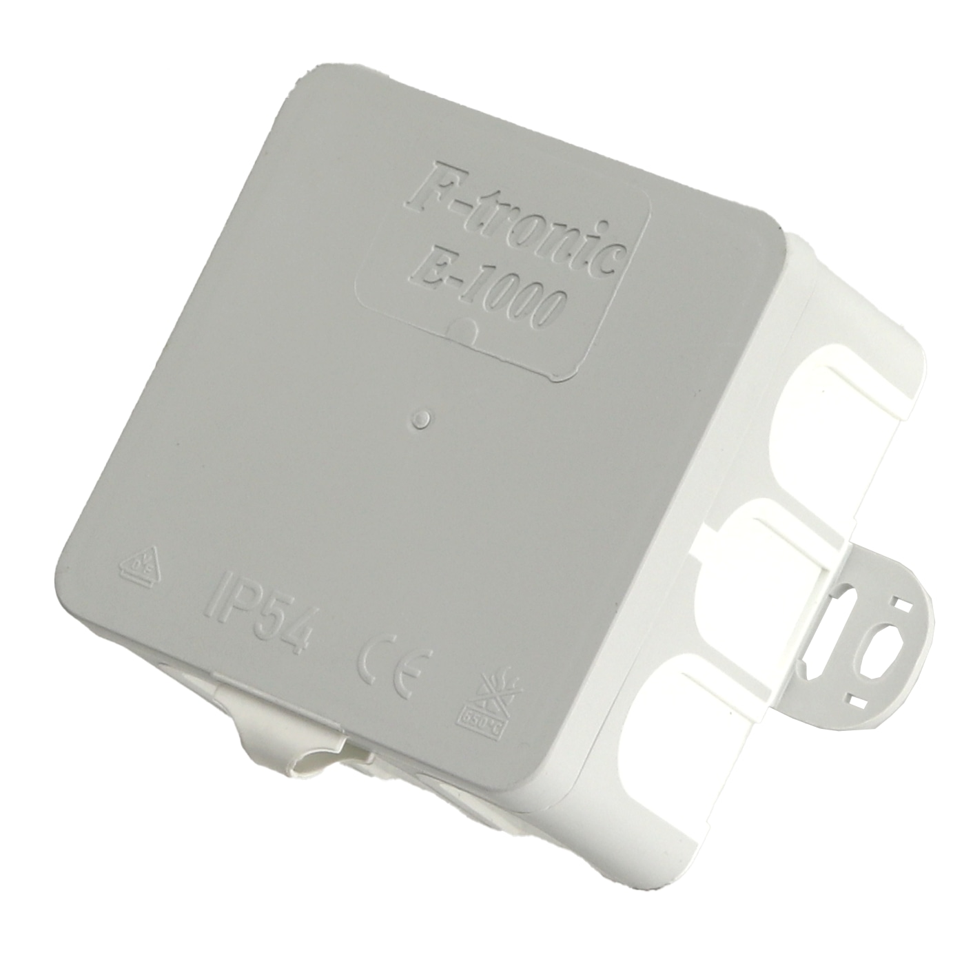 F-TRONIC, Abzweigkasten E1000, 75x75x40 mm, grau F-TRONIC, Abzweigkasten E1000, 75x75x40 mm, grau