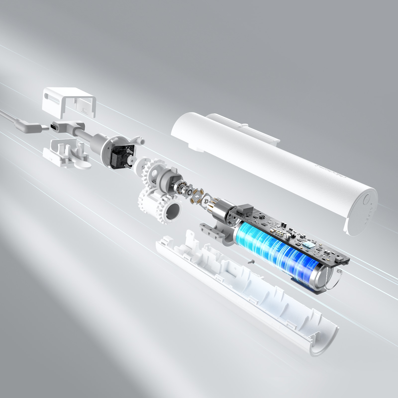 SWITCHBOT Motorisierter Jalousieöffner, Blind Tilt, weiß