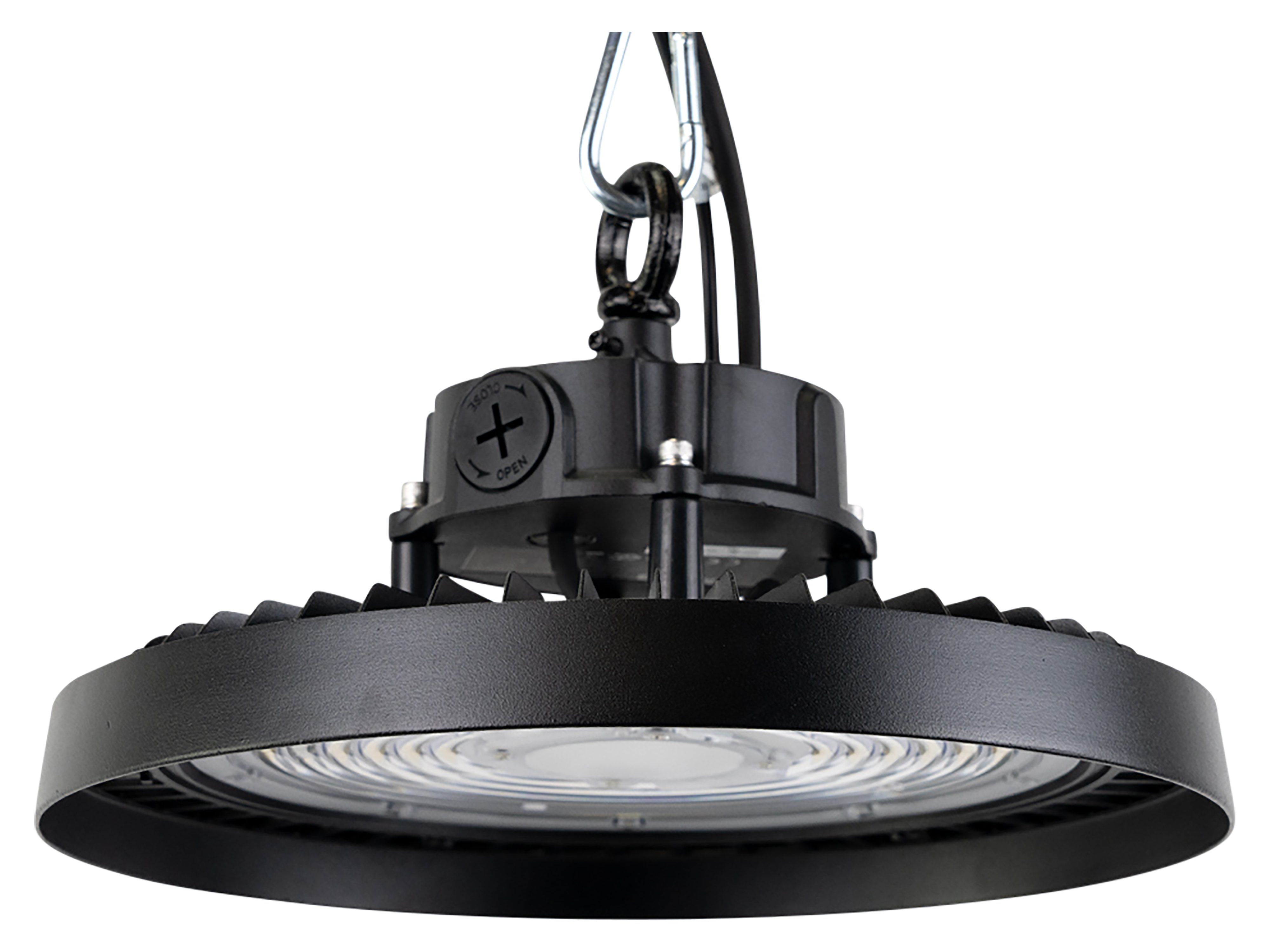 ENOVALITE LED-Highbay-Leuchte, UFO, EEK: D, 200W, 28000lm, 5500K, schwarz