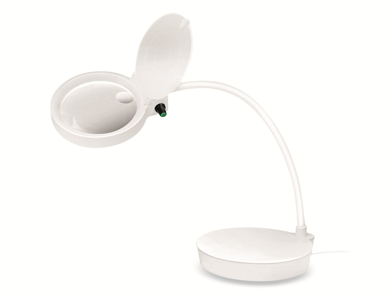 LOGILINK Lupenleuchte WZ0067, mit Standfuß, 8 + 36 Dioptrien, dimmbar