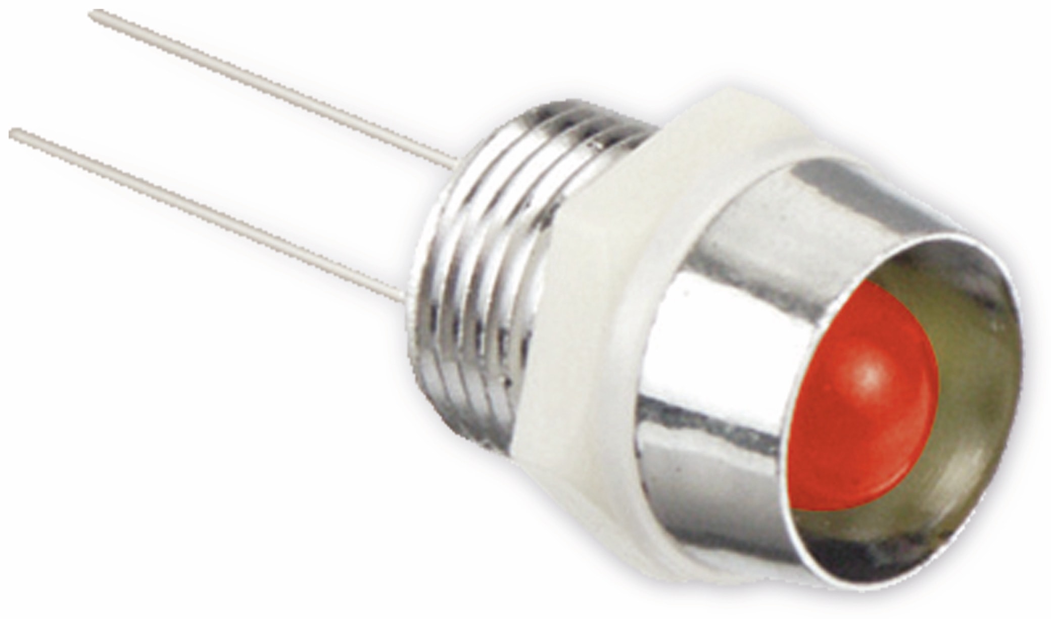 LED-Signalleuchte, Kontrollleuchte, 2,1 V-, rot