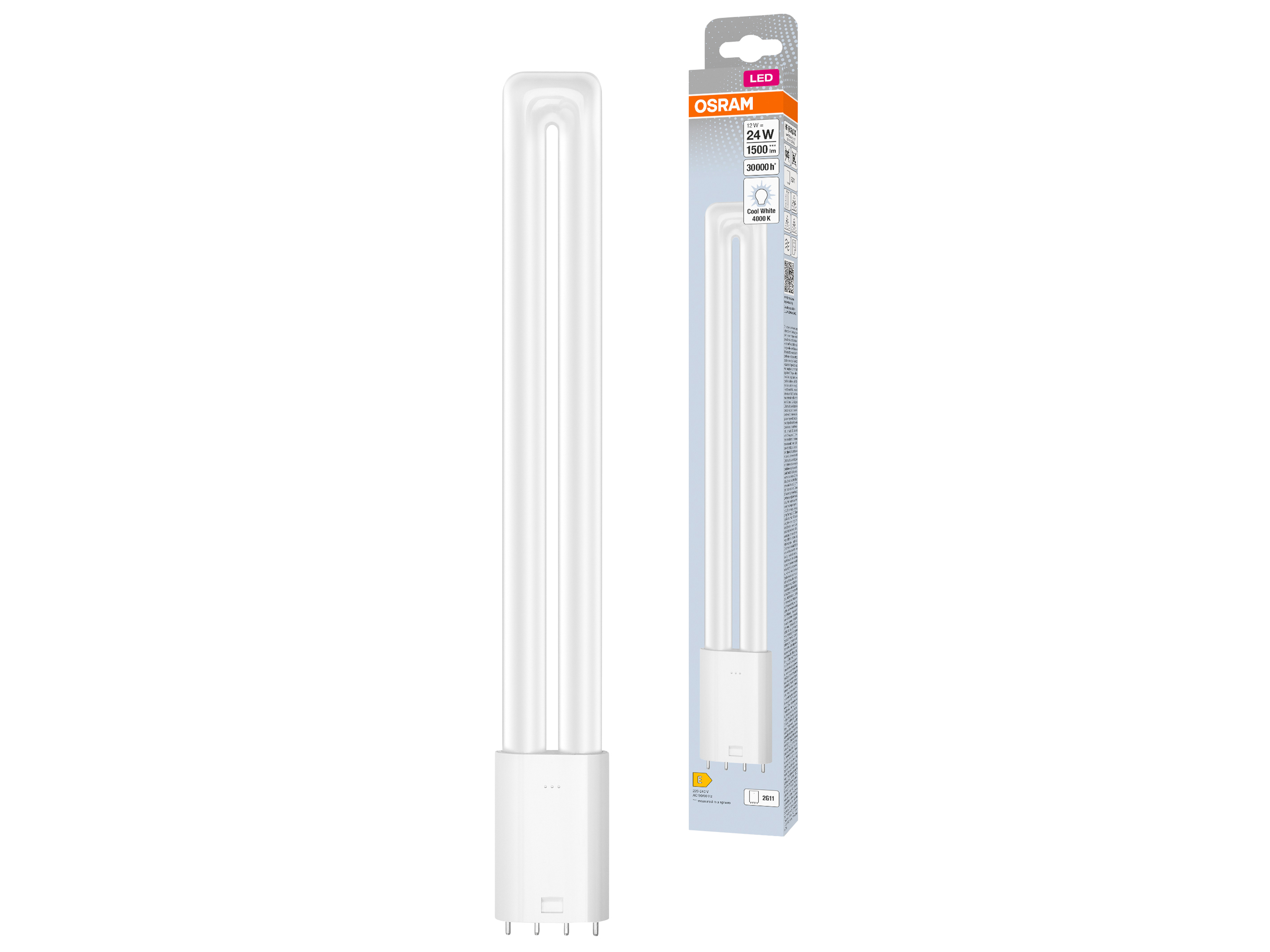 OSRAM LED-Lampe, Dulux L24, 2G11, EEK: E, 12W, 1500lm, 4000K OSRAM LED-Lampe, Dulux L24, 2G11, EEK: E, 12W, 1500lm, 4000K