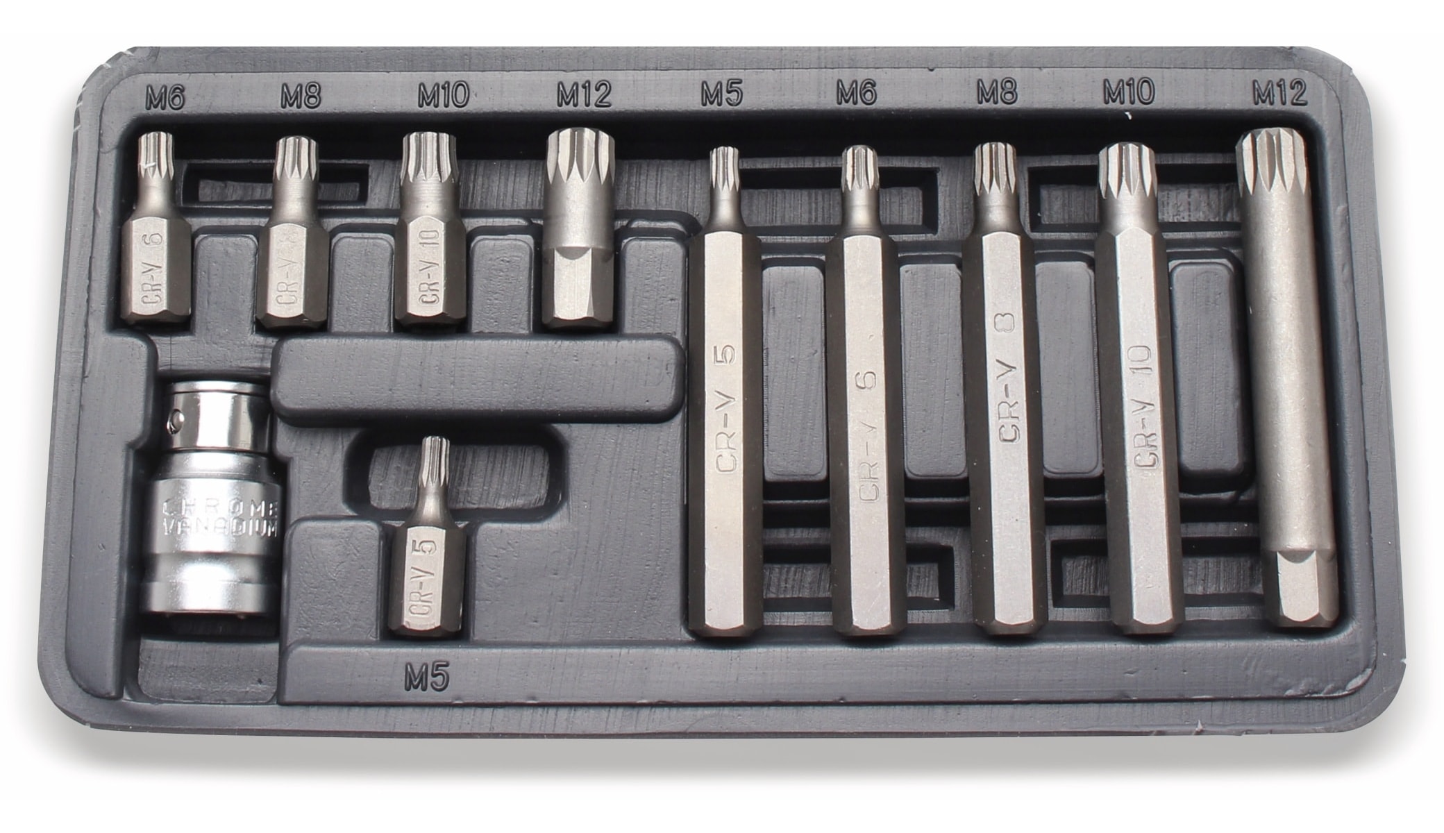 BGS TECHNIC Schraubendreher-Bitsatz, Innenvielzahn, 11 teilig BGS TECHNIC Schraubendreher-Bitsatz, Innenvielzahn, 11 teilig