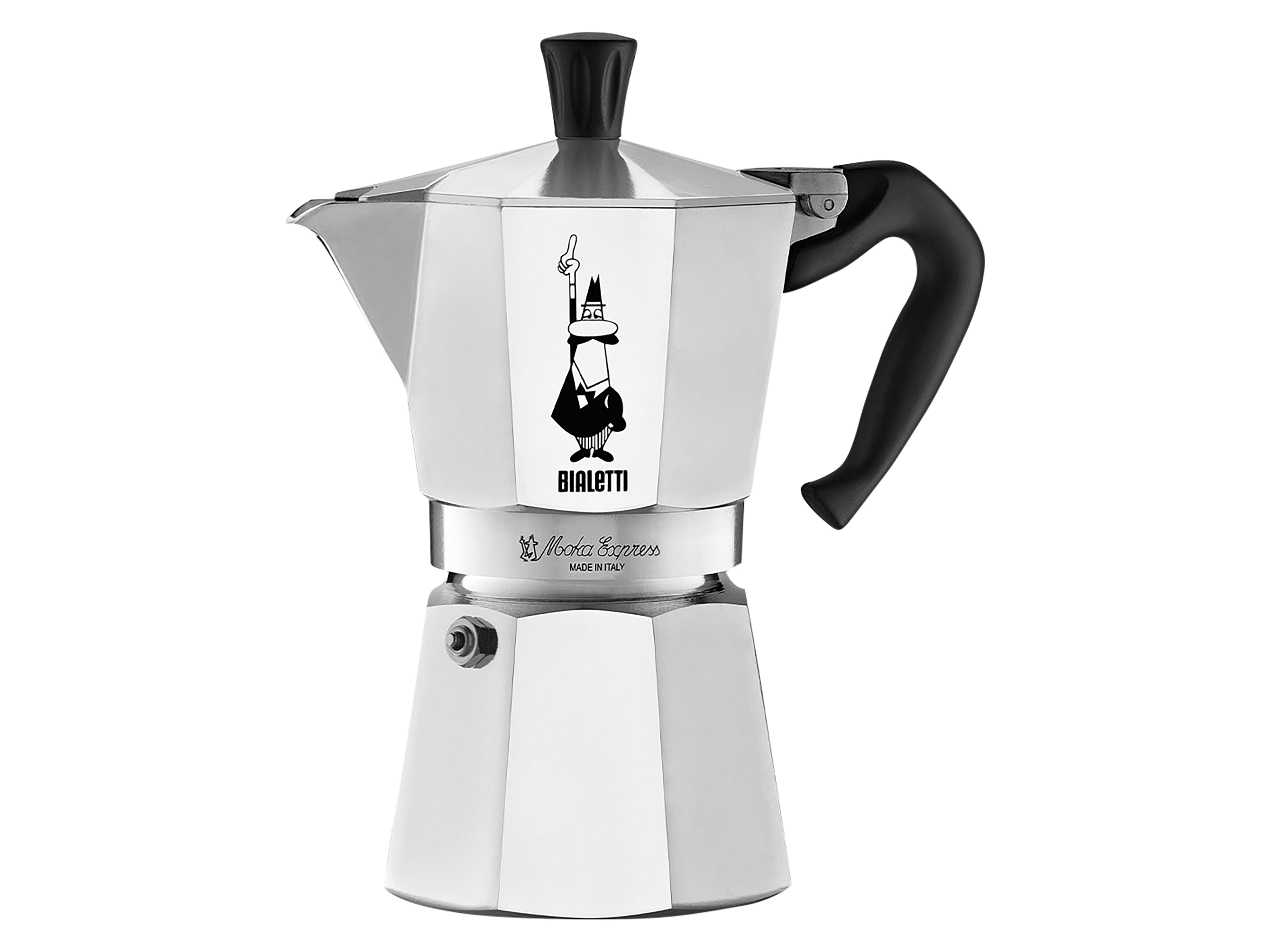 BIALETTI Espressokocher, 6 Tassen, für die Herdplatte, Alu, 270 ml, silber BIALETTI Espressokocher, 6 Tassen, für die Herdplatte, Alu, 270 ml, silber