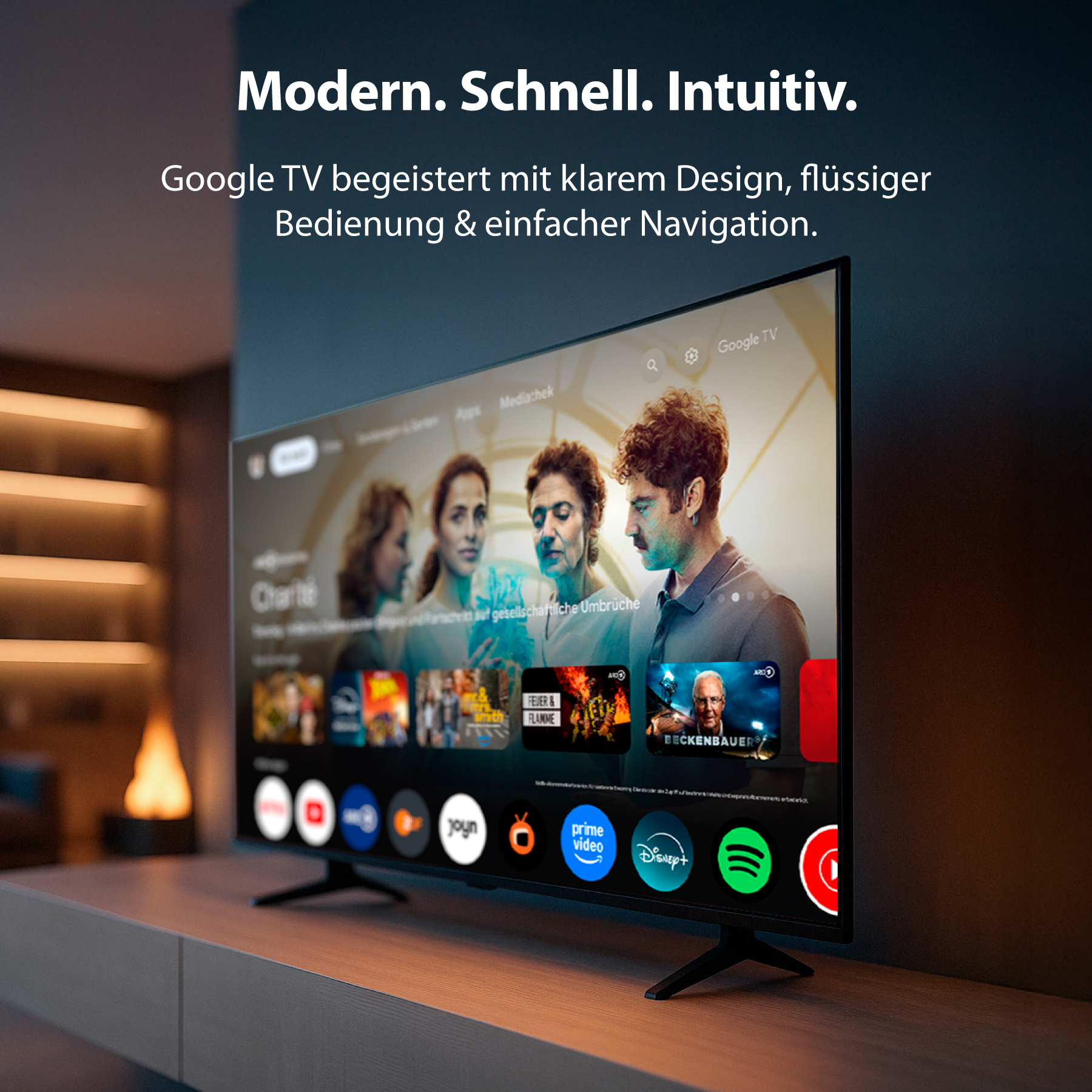 DYON LED Smart-TV nexGo 43F 108 cm (43"), EEK: F, HD
