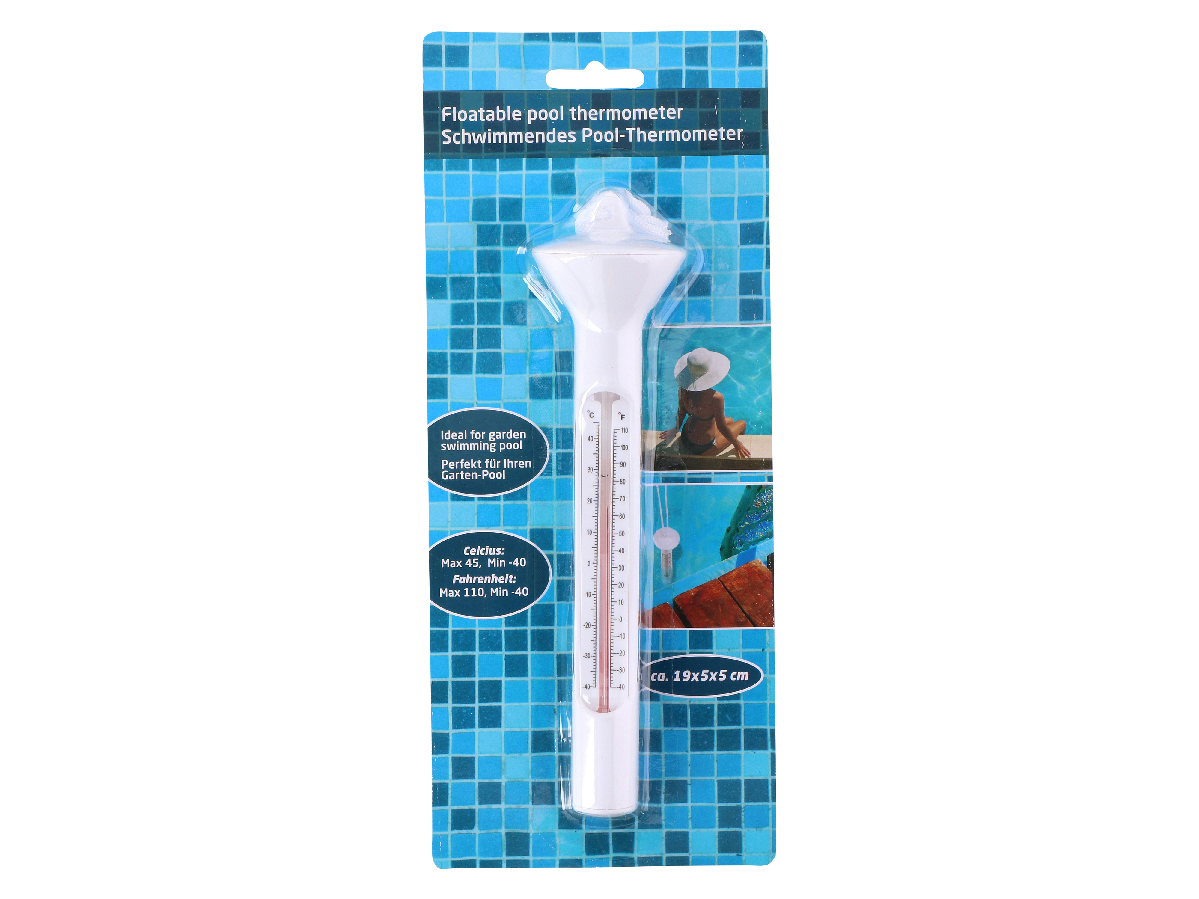 Pool-Thermometer, 5x19cm