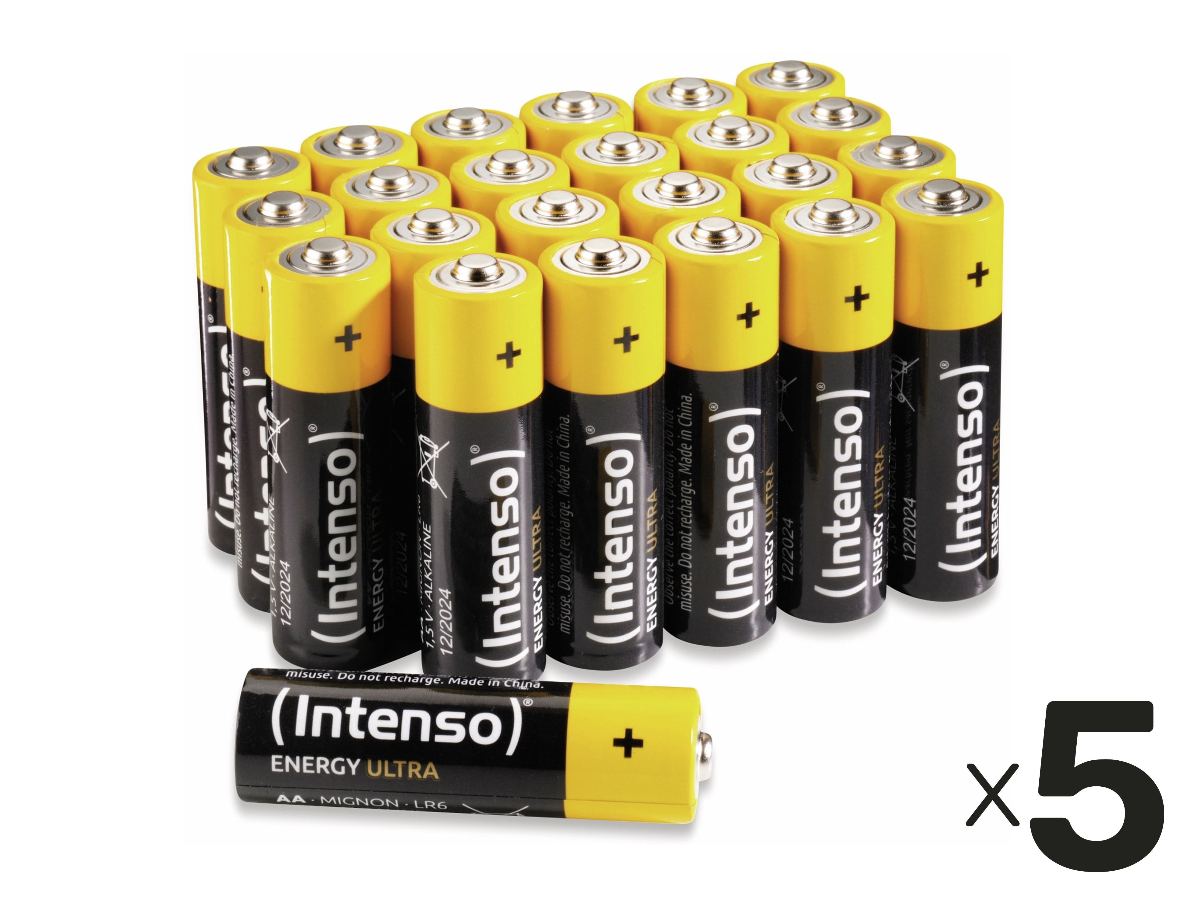 INTENSO Mignon-Batterie-Set Energy Ultra, AA LR06, 120 Stück