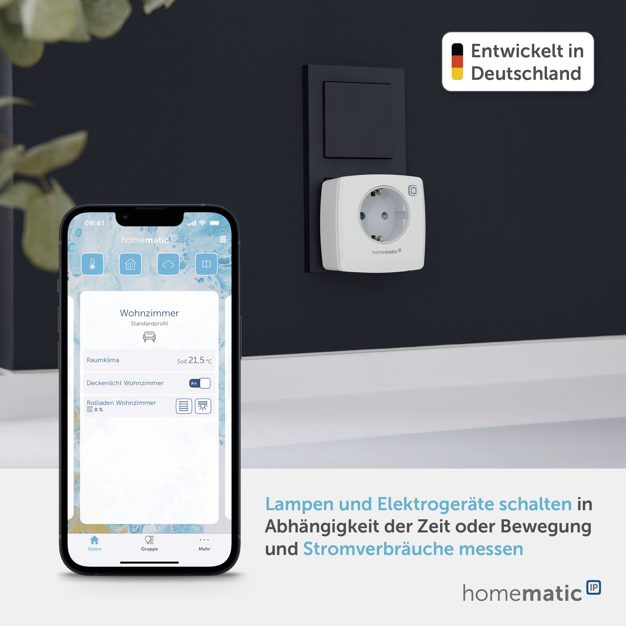 HOMEMATIC IP 157337A0, Schalt-Messsteckdose