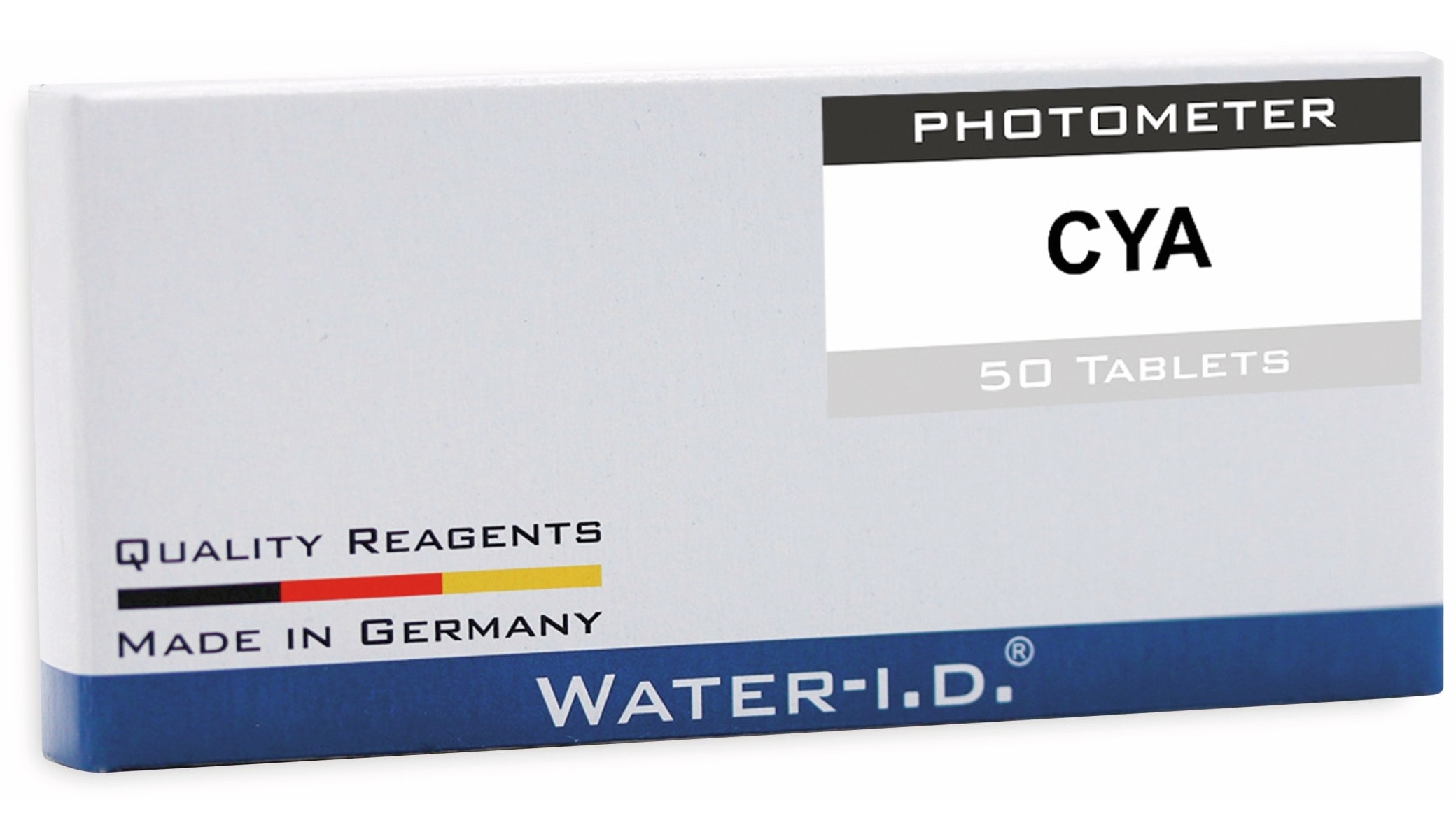 WATER-I.D. Tabletten Cyanursäure für PoolLab und FlexiTester, 50 Stück