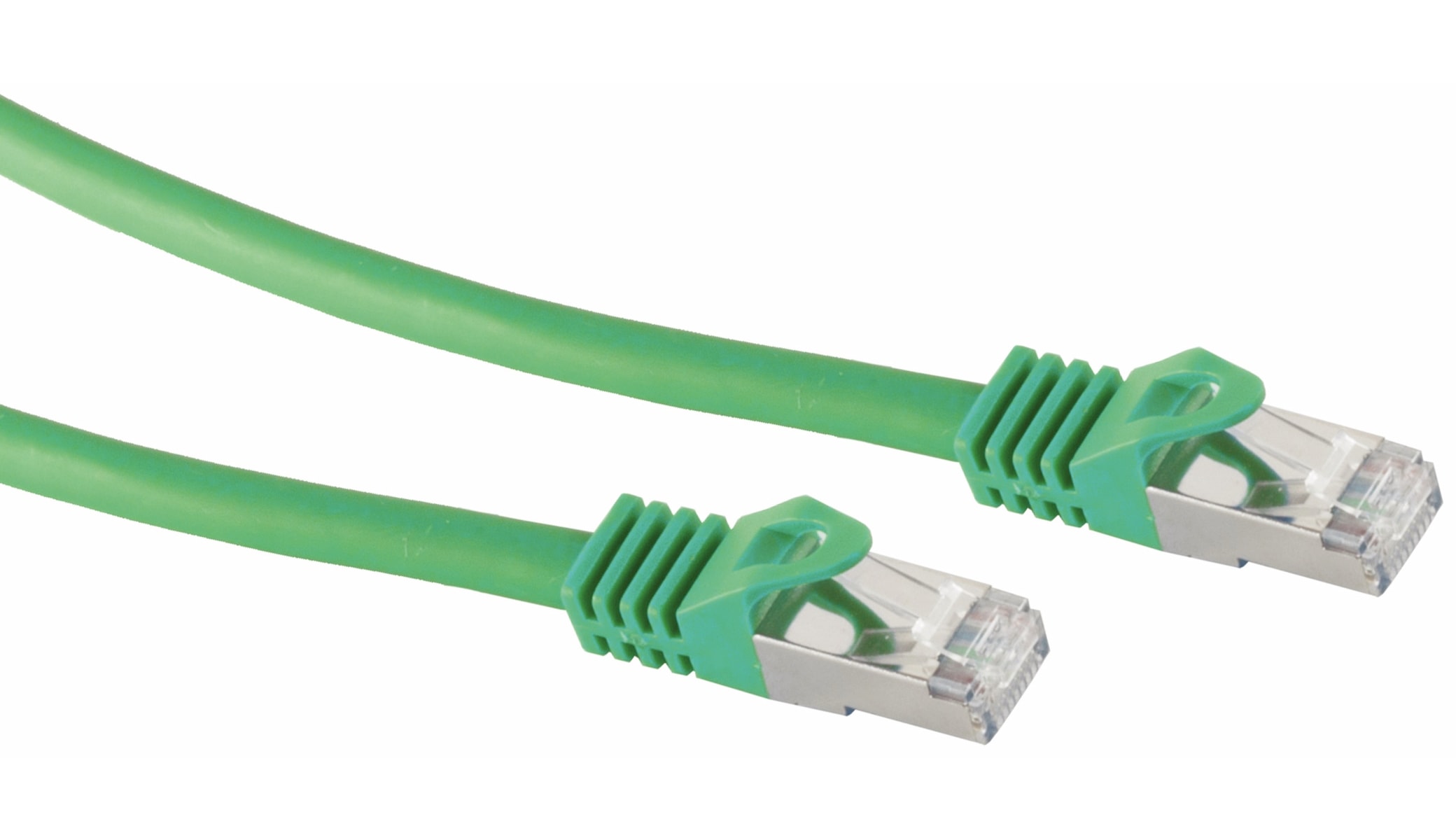 S-IMPULS RJ45 Patchkabel S/FTP (PIMF), m. CAT.7 Rohkabel, 20 m, grün S-IMPULS RJ45 Patchkabel S/FTP (PIMF), m. CAT.7 Rohkabel, 20 m, grün