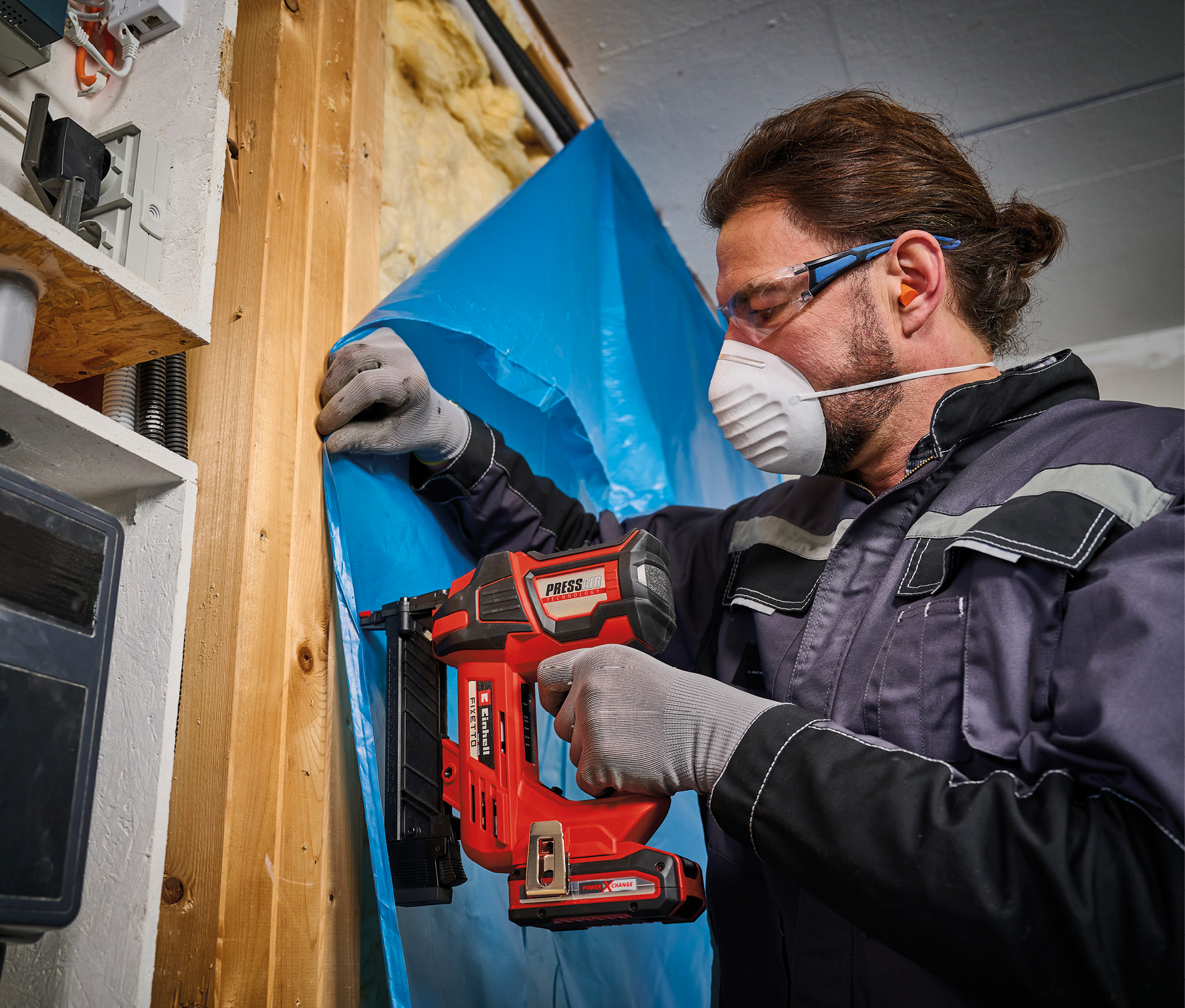 EINHELL PROFESSIONAL Akku-Tacker FIXETTO 18/38 S + Systemkoffer E-Case S-F EINHELL PROFESSIONAL Akku-Tacker FIXETTO 18/38 S + E-Box Koffer S-F