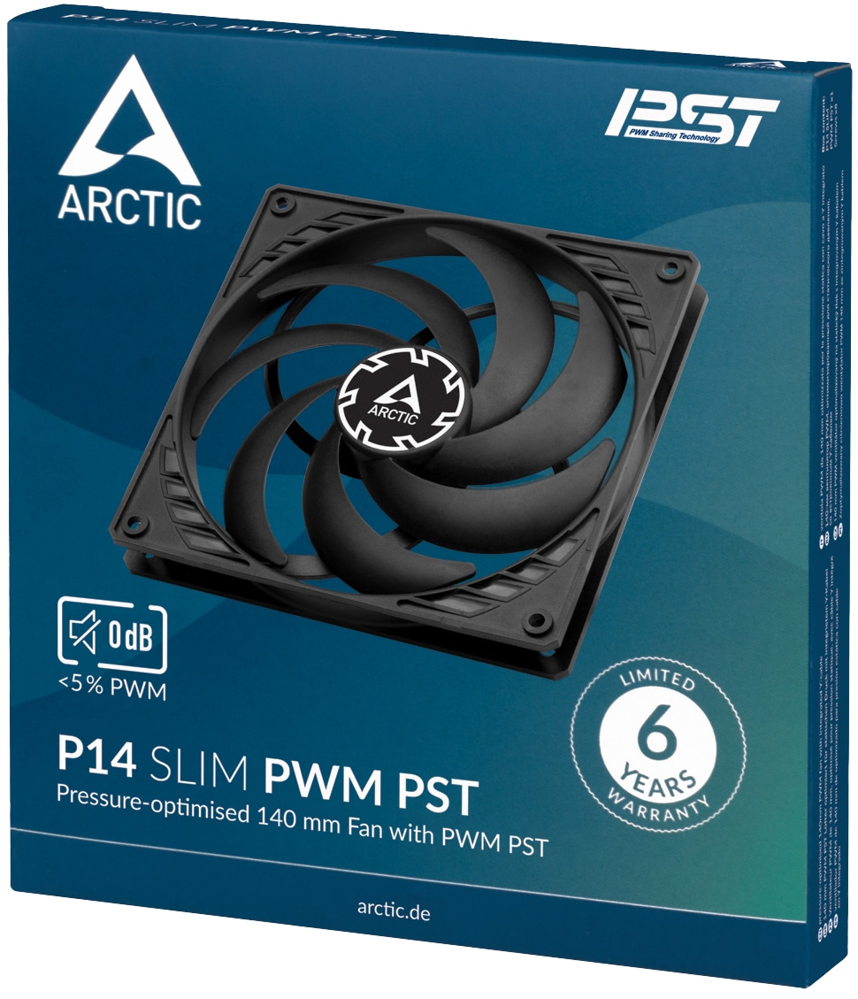 ARCTIC Lüfter P14 Slim PWM PST 140mm ARCTIC Lüfter P14 Slim PWM PST 140mm
