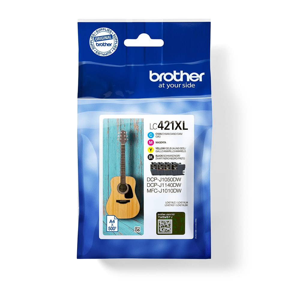 BROTHER Tintenstrahldrucker 3in1 DCP-J1050DW Tintenbundle inkl. Brother LC421VALXL BROTHER Tintenstrahldrucker 3in1 DCP-J1050DW Tintenbundle inkl. Brother LC421VALXL