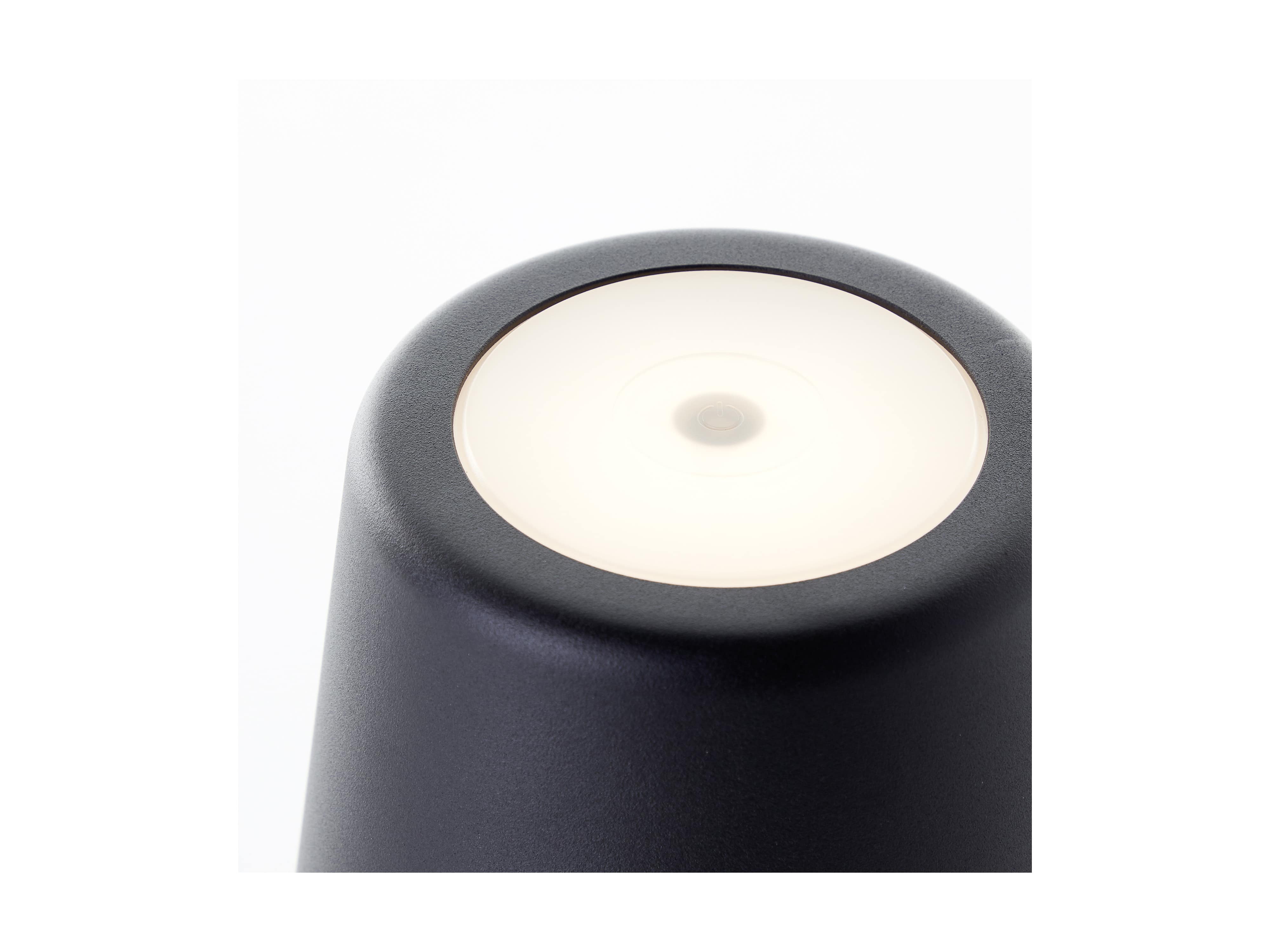 BRILLIANT LED-Akku-Tischleuchte Kaami, 2 W, 310 lm, 3000 K, schwarz, 2er Set BRILLIANT LED-Akku-Tischleuchte Kaami, 2 W, 310 lm, 3000 K, schwarz, 2er Set