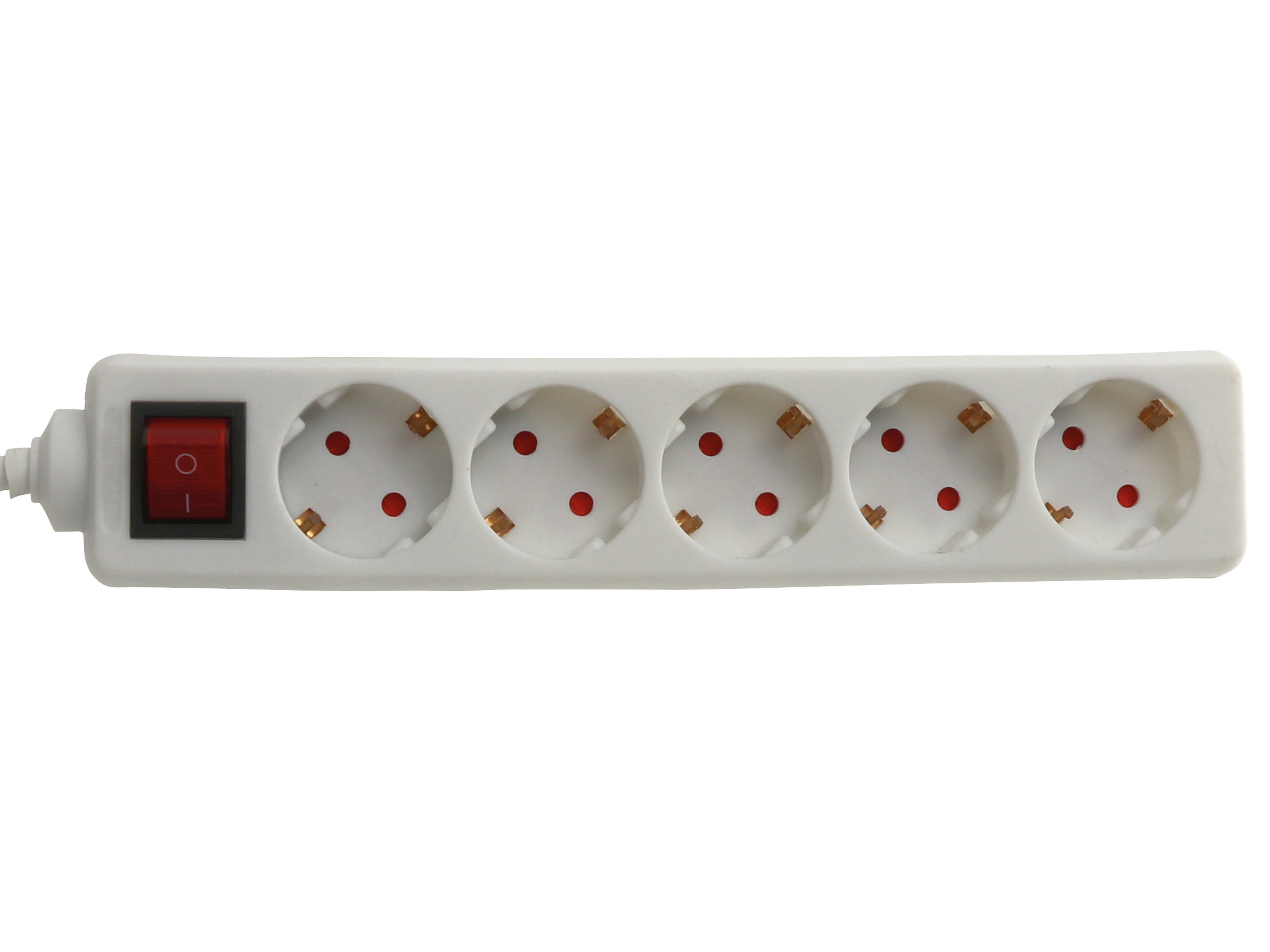 Steckdosenleiste 42521, 5-fach, weiß