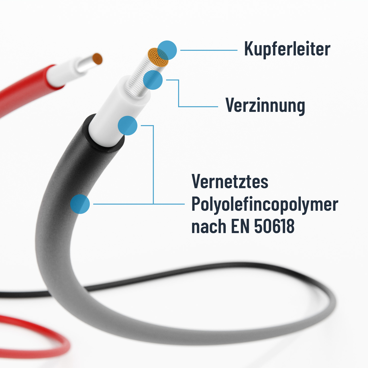 ABSINA Solarkabel-Set 910001, MC4, 2x 2 m, 4 mm²