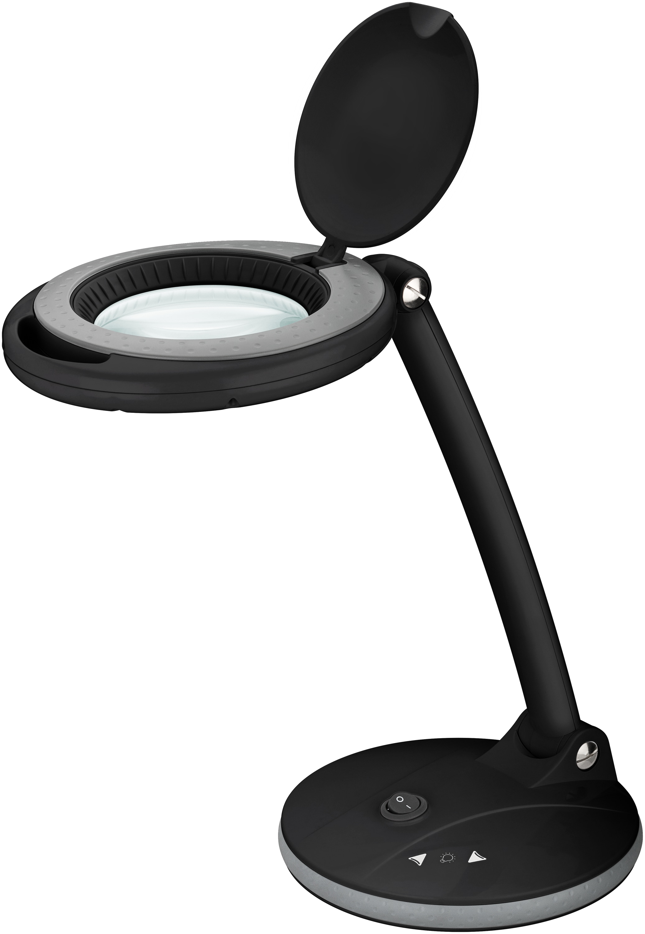 GOOBAY LED-Stand-Lupenleuchte, 6 W, 450 lm, dimmbar, schwarz