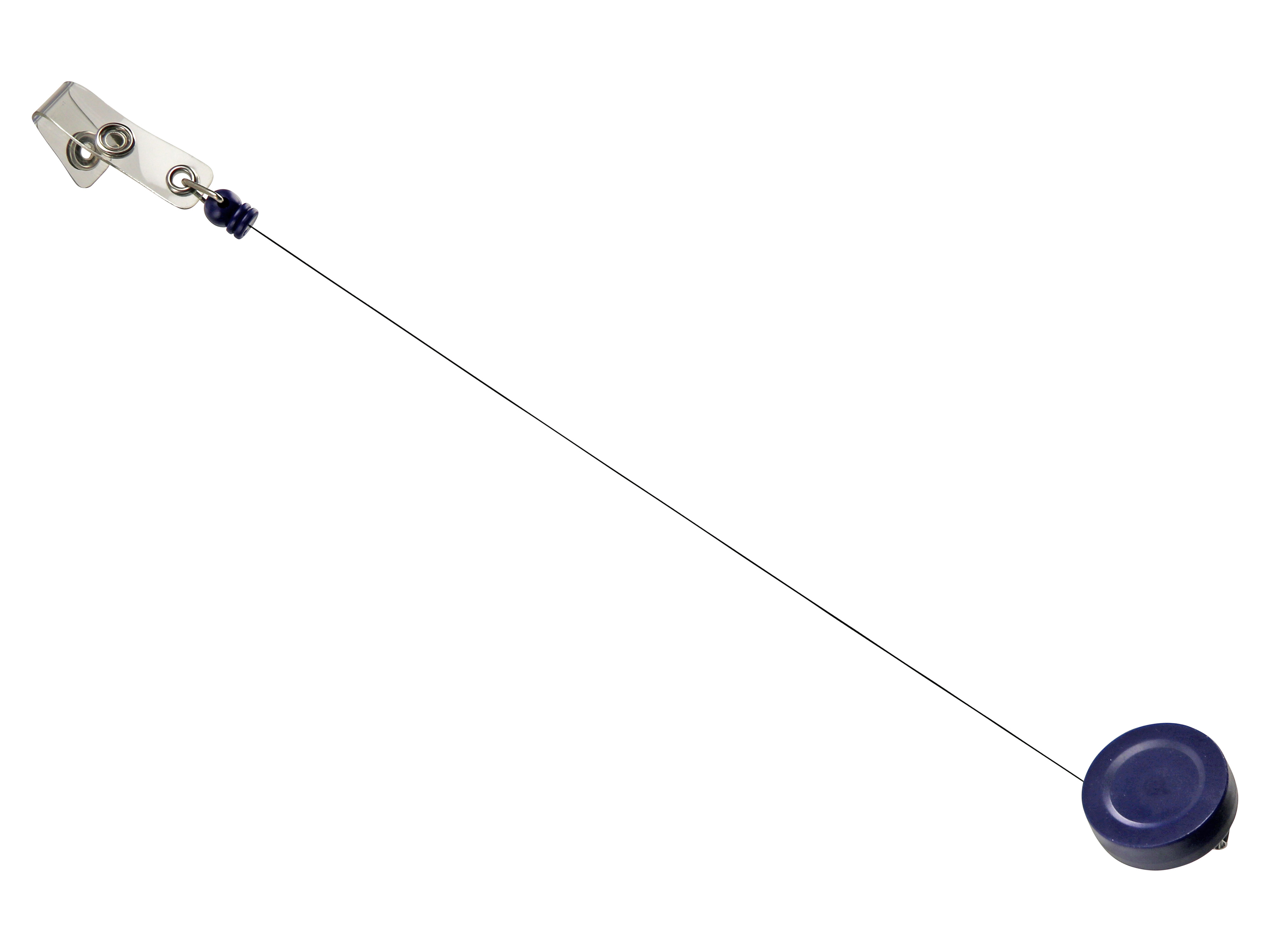 Kartenhalter JoJo, blau, mit Gürtelclip