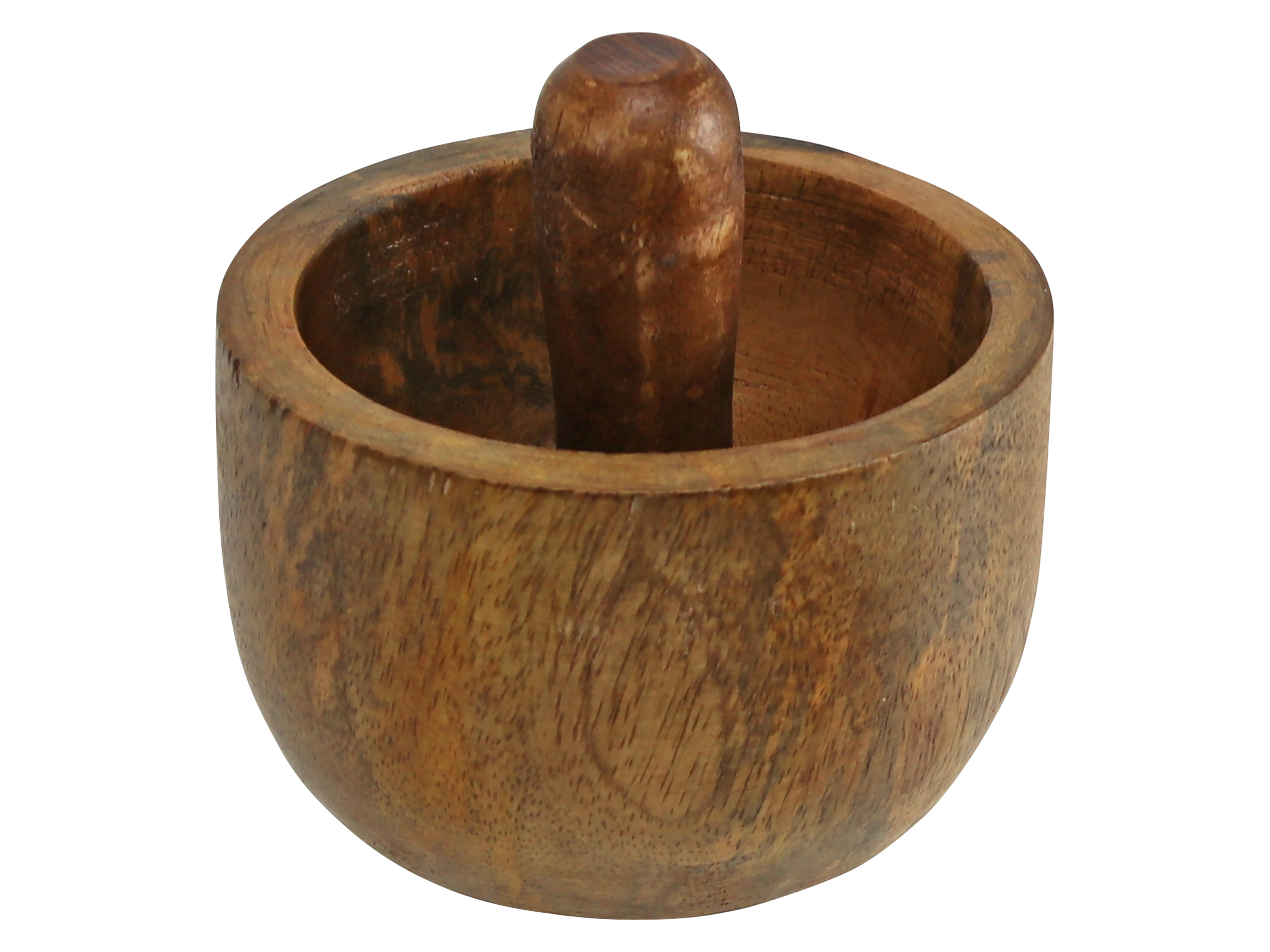 Holzmörser, 10x10x16 cm