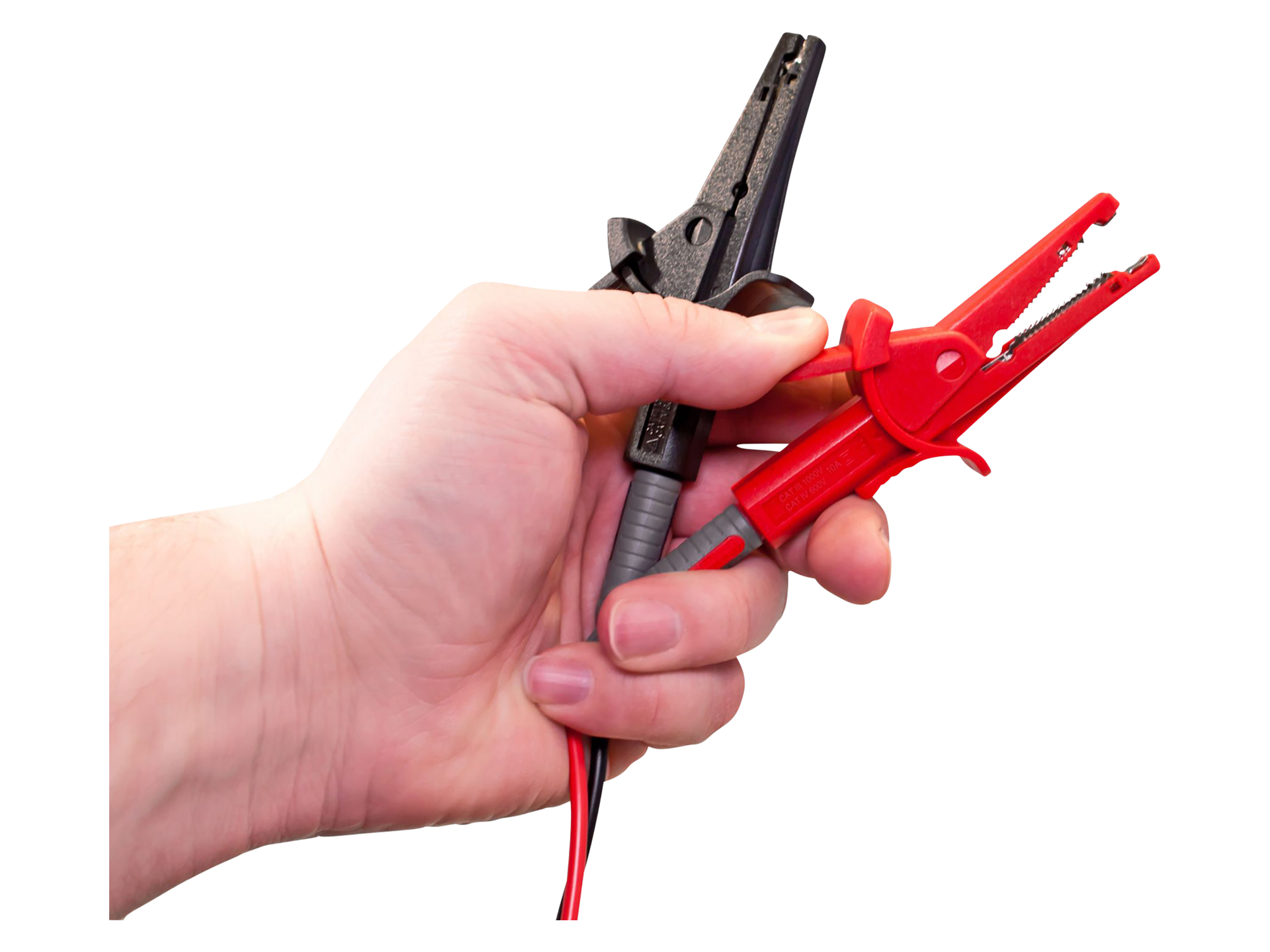 U16 2mm Tail Jack Krokodilklemme, Elektrische Testklemmen für Multimeter- und Strommesszangen-Test