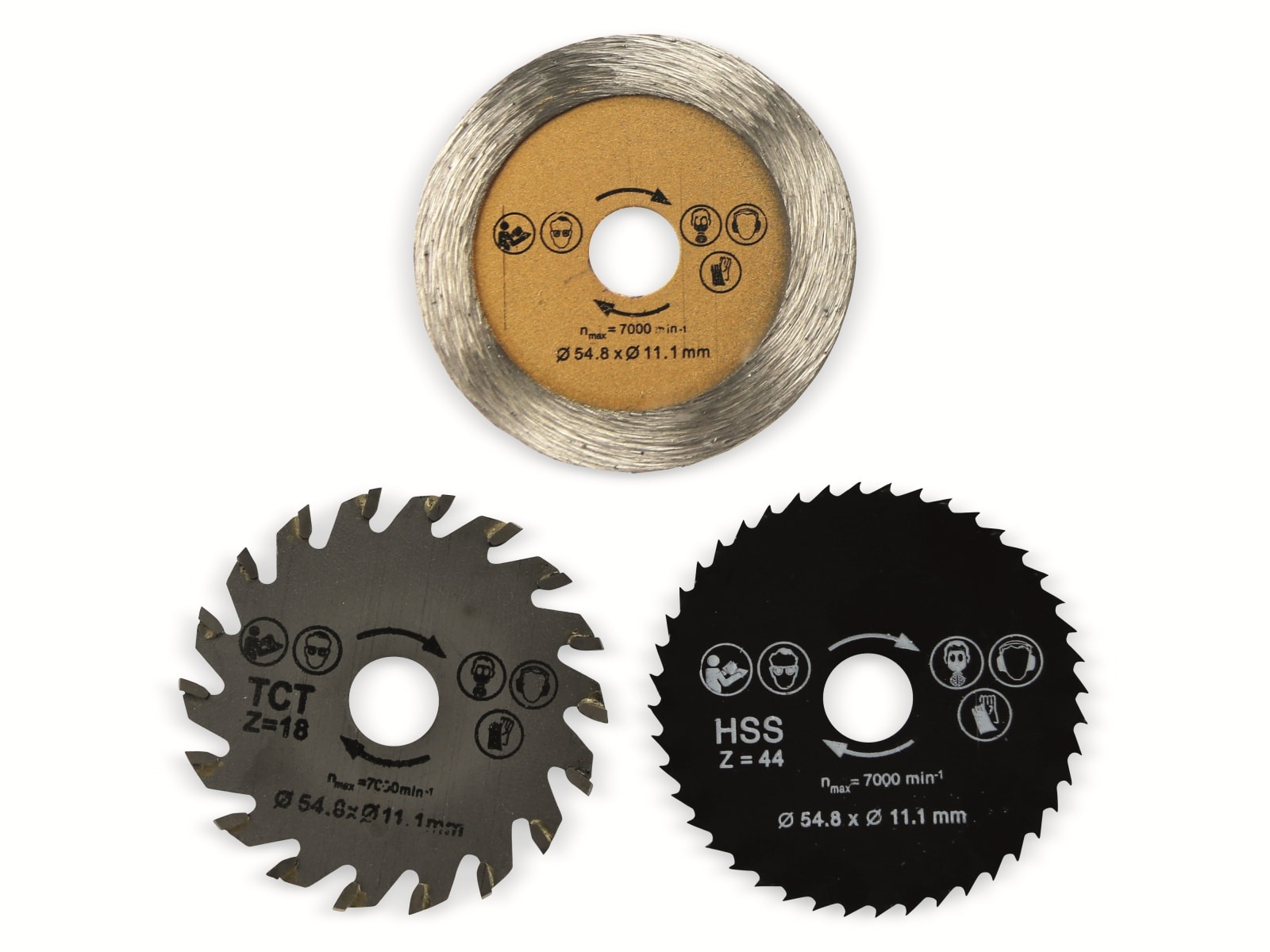 SHDIATOOL Adapterbuchsen Für Diamantsägeblatt – 10 Stück, 7/8" Auf 5/8", 1,0–1,2 Mm Stärke, Aus Messing