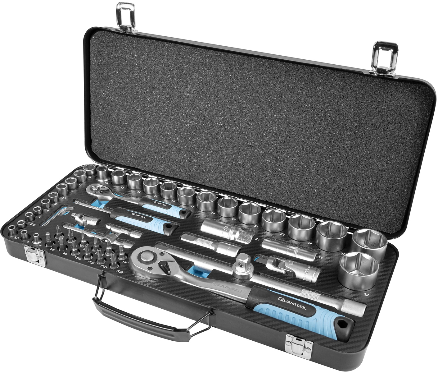 Brüder Mannesmann Q25010 Bit Set CrV & Blackened S2 Steel High Per...