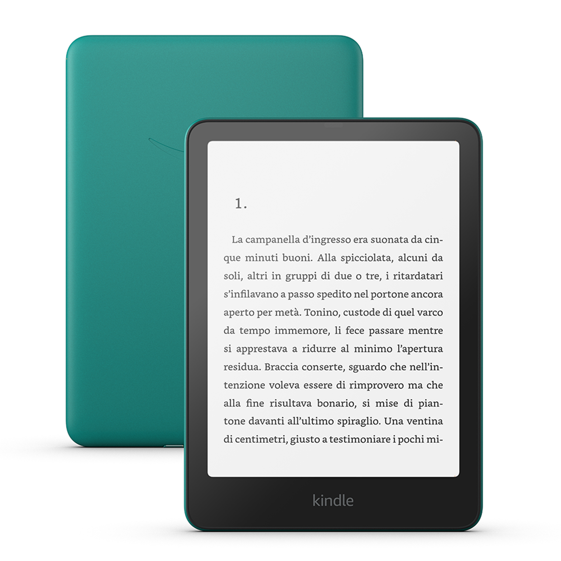 AMAZON E-Book Reader Kindle Paperwhite (2024) grün mit Werbung
